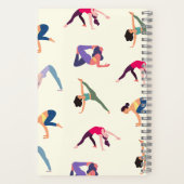 名前をカスタムするフィットネススポーツトレーカージャーナル ノートブック (裏面)