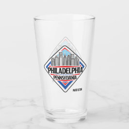 名前をカスタムするフィラデルフィア タンブラーグラス