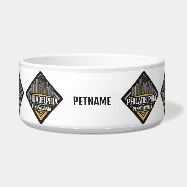 名前をカスタムするフィラデルフィア ボウル (正面)