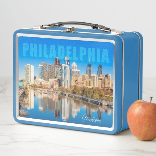 名前をカスタムするフィラデルフィア メタルランチボックス (インサイチュ)