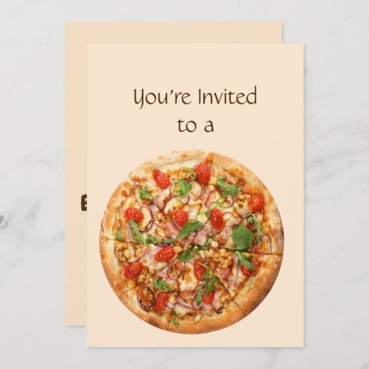 名前をカスタムするフェアリープリンセスバースデーパーティー 招待状 (正面/裏面)