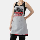 名前をカスタムするフェイクネオン1950のクラシック車庫 エプロン (インサイチュ)