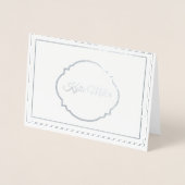 名前をカスタムするフォイルノートカード 箔カード (正面)