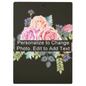 名前をカスタムするフォトアートワークスクールオフィスホーム クリップボード (裏面)