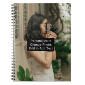 名前をカスタムするフォトアートワークスクールオフィスホーム ノートブック (正面)