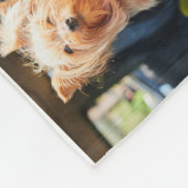 名前をカスタムするフォトコラモダンージュWe Lave You フリースブランケット (角)