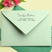 名前をカスタムするフォーマル差出人住所ゴム ラバースタンプ