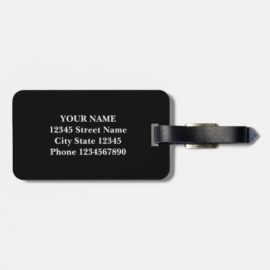 名前をカスタムするフットボールのジャージー州番号の運動旅行 ラゲッジタグ (裏面横)