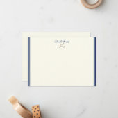 名前をカスタムするフラットノートカード ノートカード (正面/裏面インサイチュ)