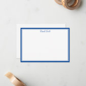 名前をカスタムするフラットノートカード ノートカード (正面/裏面インサイチュ)