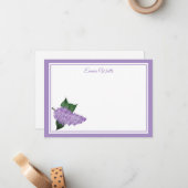 名前をカスタムするフラットノートカード ノートカード (正面/裏面インサイチュ)