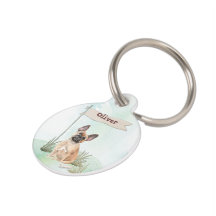 名前をカスタムするフランスのブルドッグペット