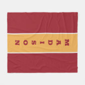 名前をカスタムするフリースブランケット フリースブランケット (正面(横))