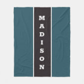 名前をカスタムするフリースブランケット フリースブランケット (正面)