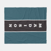 名前をカスタムするフリースブランケット フリースブランケット (正面(横))