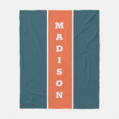 名前をカスタムするフリースブランケット フリースブランケット (正面)