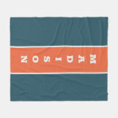 名前をカスタムするフリースブランケット フリースブランケット (正面(横))