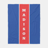 名前をカスタムするフリースブランケット フリースブランケット (正面)