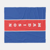 名前をカスタムするフリースブランケット フリースブランケット (正面(横))