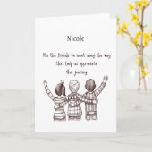 名前をカスタムするフレンドシップ引用文for your friend カード (黄色い花)