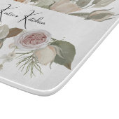 名前をカスタムするフローラガラス切断板、花 カッティングボード (角)