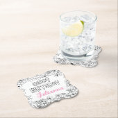 名前をカスタムするフローラコースター ペーパーコースター (インサイチュ)