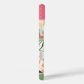 名前をカスタムするフローラピンクツリーグリーンインスピリシティ Case-Mate iPhoneケース (裏面 / 右)