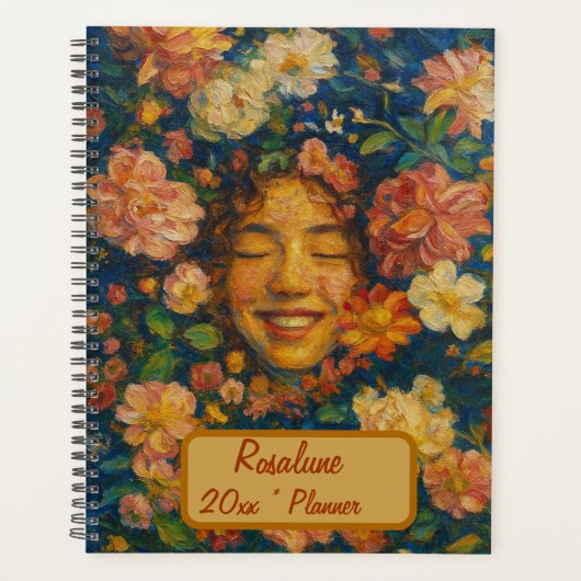 名前をカスタムするフローラプランナー プランナー手帳 (正面)