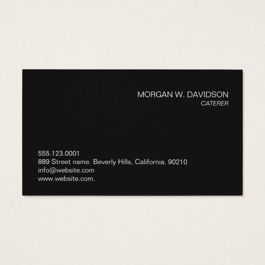 名前をカスタムするフードフォトカテラービジネス (裏面)