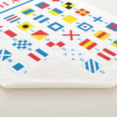 名前をカスタムするフ航海のラグ男の赤ちゃんシェルパブランケット シェルパブランケット (3/4)