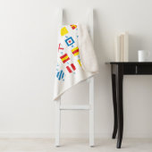 名前をカスタムするフ航海のラグ男の赤ちゃんシェルパブランケット シェルパブランケット (インサイチュ)