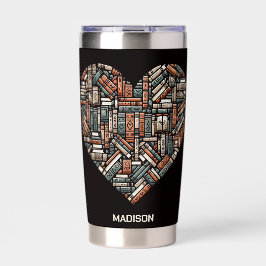 名前をカスタムするブックラバー 保温保冷タンブラー