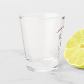 名前をカスタムするブライダルシャワークラインキングワイン ショットグラス (左)