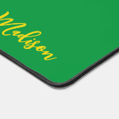 名前をカスタムするブラジル国旗 デスクマット (コーナー)