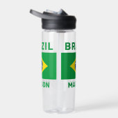 名前をカスタムするブラジル ウォーターボトル (右面)