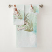 名前をカスタムするブリタニーペットドッグ バスタオルセット (インサイチュ)