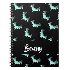 名前をカスタムするブルーこうもり ノートブック