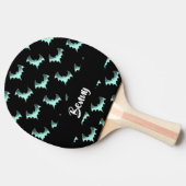 名前をカスタムするブルーこうもり 卓球ラケット (横)