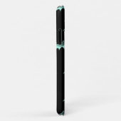 名前をカスタムするブルーこうもり Case-Mate iPhoneケース (裏面/右)