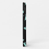 名前をカスタムするブルーこうもり Case-Mate iPhoneケース (裏面/左)