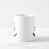 名前をカスタムするブ航海のルーいかりマグ コーヒーマグカップ (中央)