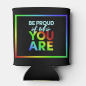 名前をカスタムするプライド缶冷却器 缶クーラー (裏面)