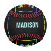 名前をカスタムするプライド野球 野球ボール (裏面)