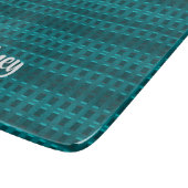 名前をカスタムするプラスチックブロック カッティングボード (角)