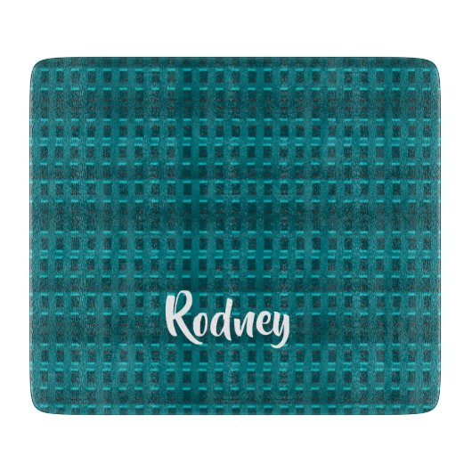 名前をカスタムするプラスチックブロック カッティングボード (正面)