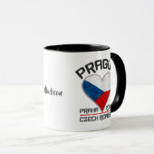 名前をカスタムするプラハマグカップ マグカップ (正面右)