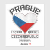 名前をカスタムするプラハ シール (シート)