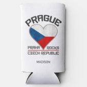 名前をカスタムするプラハ スリム缶クーラー (正面)