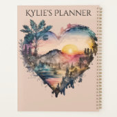 名前をカスタムするプランナー、カスタマイズプランナー プランナー手帳 (裏面)