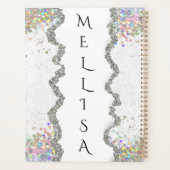 名前をカスタムするプランナー、パーソナライズされたプランナー、カスタム プランナー手帳 (裏面)